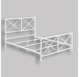  X Gloss White  Metal Bed