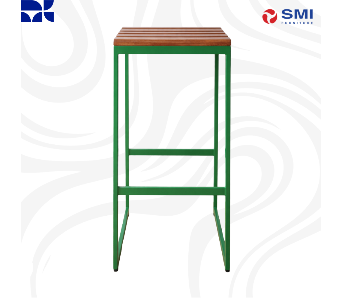 SMI Emerald Wood Barstool