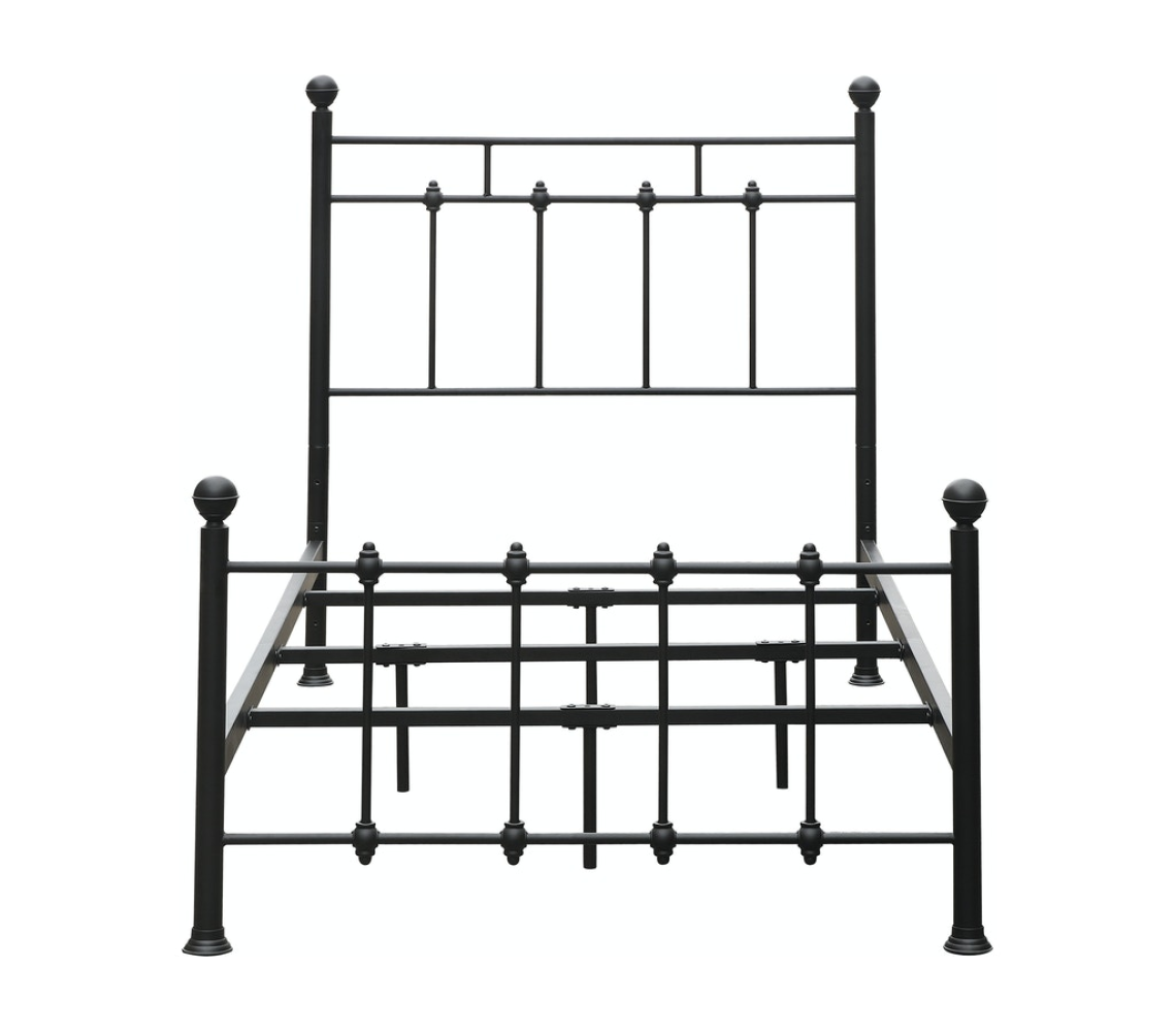 Shaker Metal Bed - Black