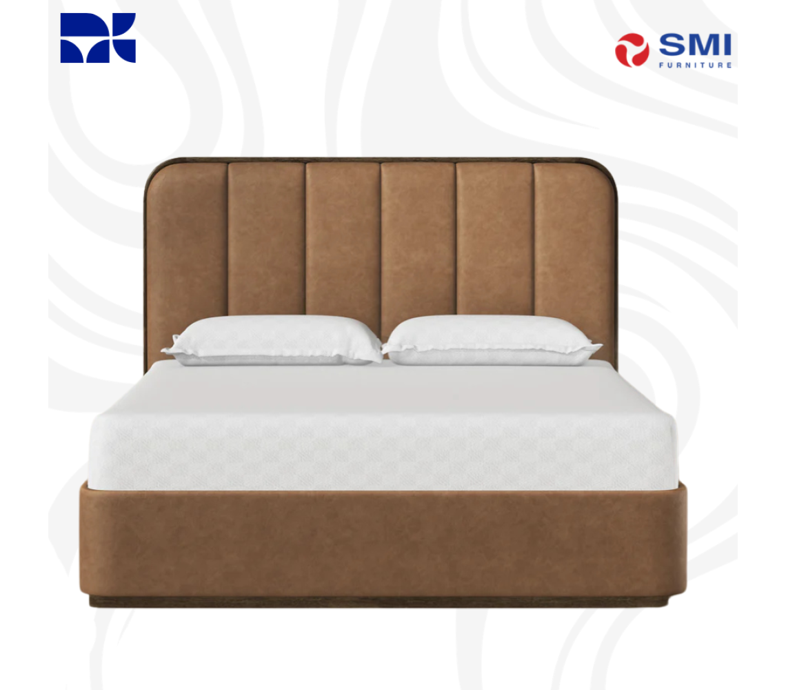 JAMILLE BED - KING - MILLIKEN COGNAC