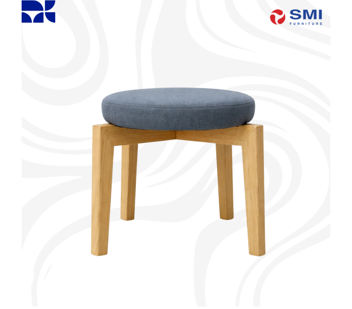 SMI Azure Round Stool