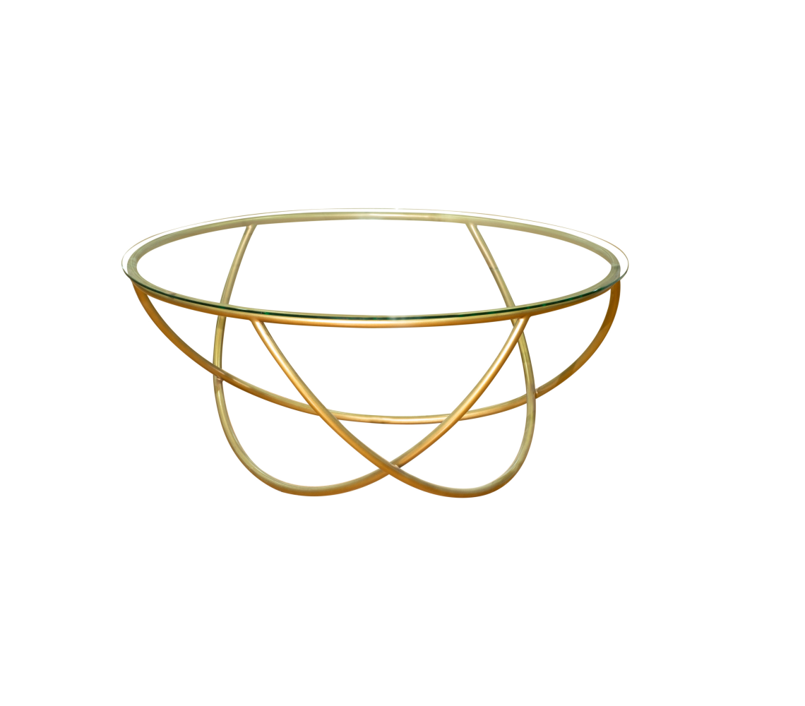 Elegant Round Glass Table