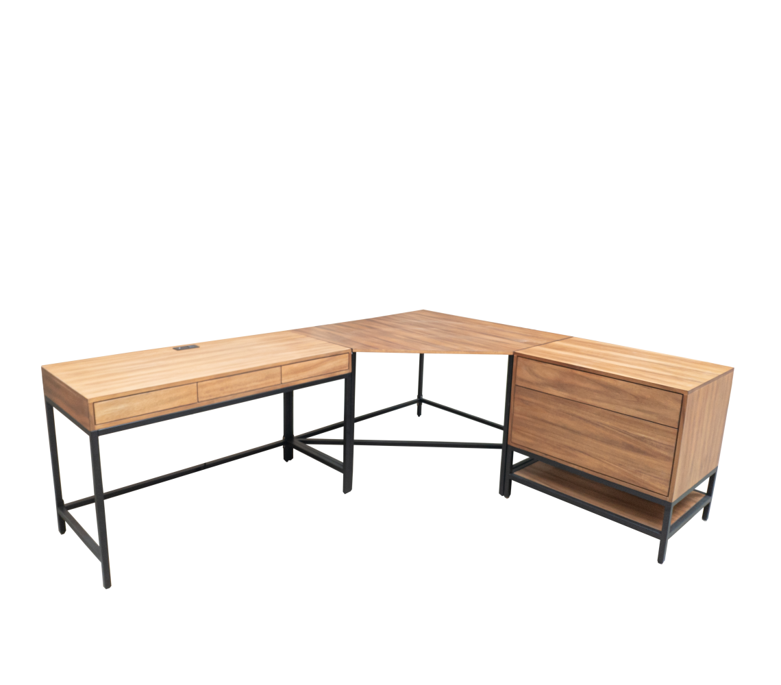 SMI Corner Table with Drawers