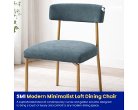 SMI Modern Minimalist Loft Dining Chair 