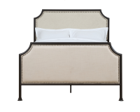 Beige One Box Metal Bed