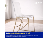 SMI Crystal Gold Glaze Chair