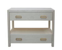 Raffia Wrapped Bedside Table