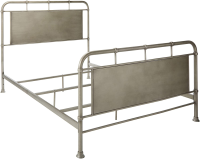 One Box 5-0 Queen Metal Bed