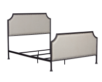 Beige One Box Metal Bed