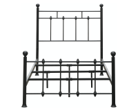 Shaker Metal Bed - Black