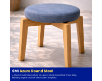 SMI Azure Round Stool