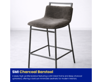 SMI Charcoal Barstool