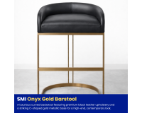 SMI Onyx Gold Barstool
