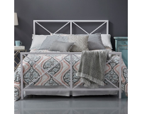  X Gloss White  Metal Bed