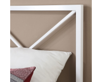  X Gloss White  Metal Bed