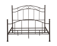 Scroll Metal Bed