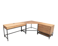 SMI Corner Table with Drawers