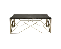Theodore Coffee Table-Cerused Dark Gray (G)