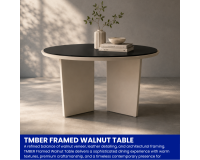 TMBER Framed Walnut Table