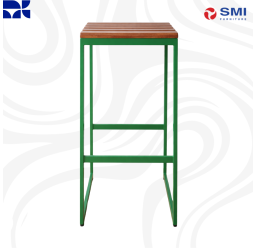 SMI Emerald Wood Barstool