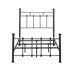 Shaker Metal Bed - Black