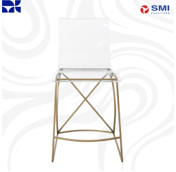 SMI Crystal Gold Glaze Chair