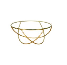 Elegant Round Glass Table