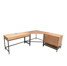 SMI Corner Table with Drawers